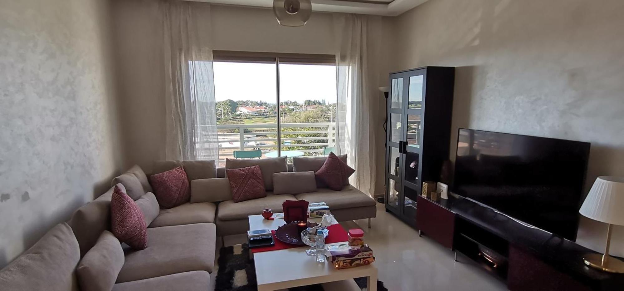 Grand Appartement Vue Golf A 2 Min De La Plage Bouznika Buitenkant foto
